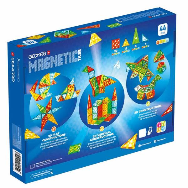 Geomag Magnetic Tiles Gems 44