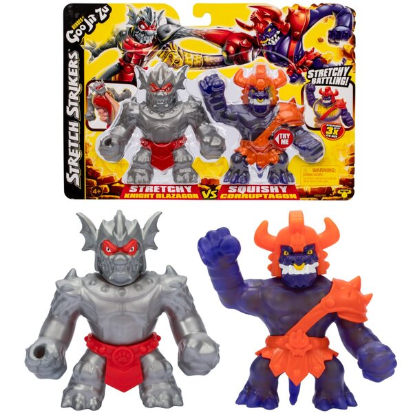 Duo de figurines Goo Jit Zu - Blazagon vs Corruptagon