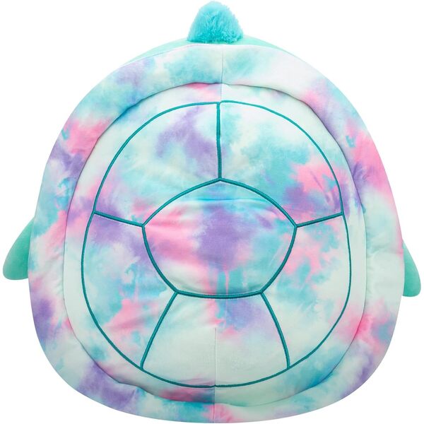 Peluche Squishmallows Cascade la tortue bleu sarcelle 