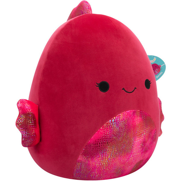  Peluche Squishmallows Barella le poisson-betta framboise