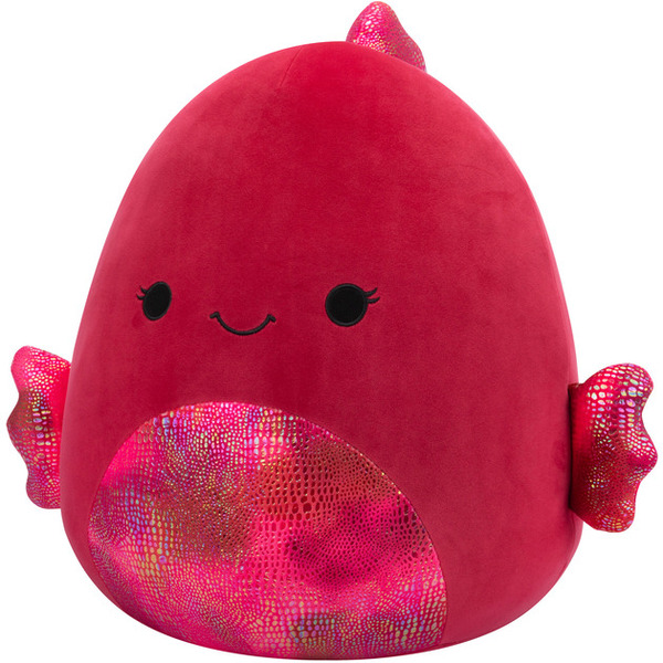  Peluche Squishmallows Barella le poisson-betta framboise