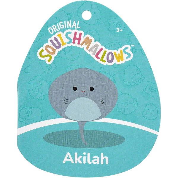 Peluche Squishmallows Akilah la raie - 30cm