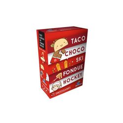 Taco choco ski fondue hockey