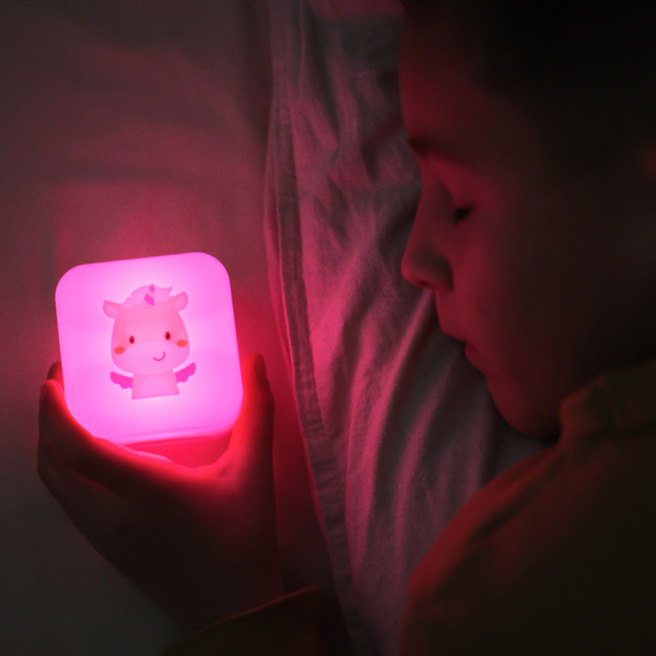 Veilleuse Nomade Cube B™ - Lily la Licorne