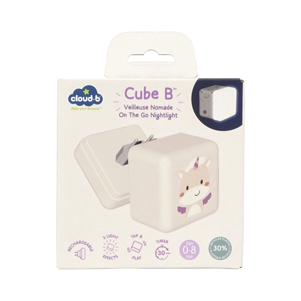Veilleuse Nomade Cube B™ - Lily la Licorne
