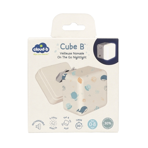 Veilleuse Nomade Cube B - Océan