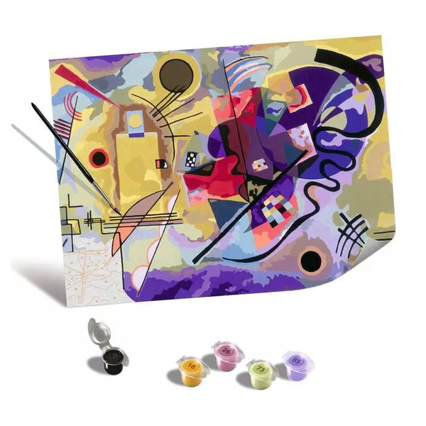 Peinture par numéros Kandinsky - CreArt Toiles 30 x 40 cm