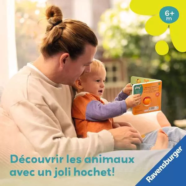 Mon Livre Hochet - Mes Premiers Animaux - Play +