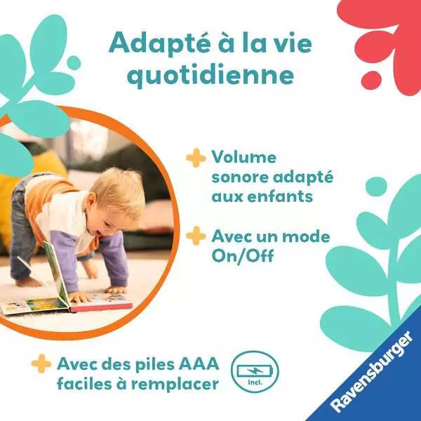 Livre sonore Chut…qui est là ? Les animaux de la jungle - Play +