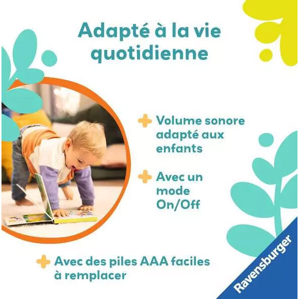 Livre sonore Chut…qui est là ? Les bébés animaux - Play +