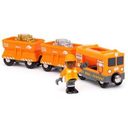 Train de marchandises avec chargement d’or et d'argent