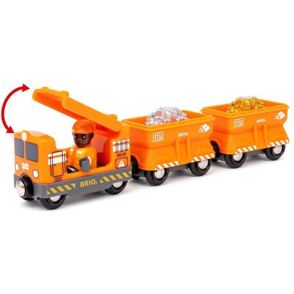 Train de marchandises avec chargement d’or et d argent