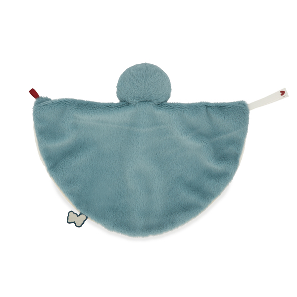 Doudou manchot vert plat 24 cm - Complices