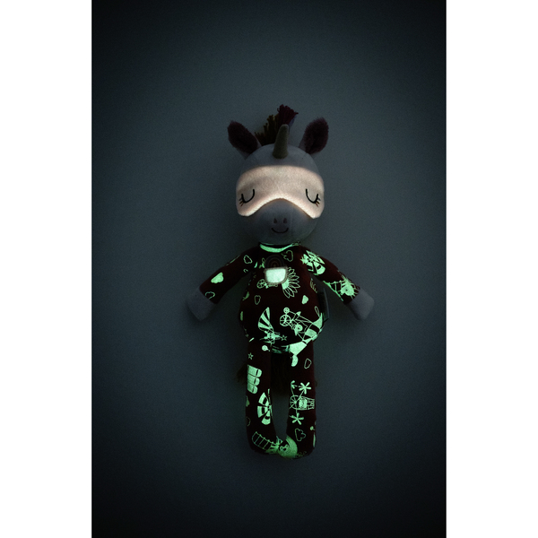Peluche phosphorescente - Léna la licorne