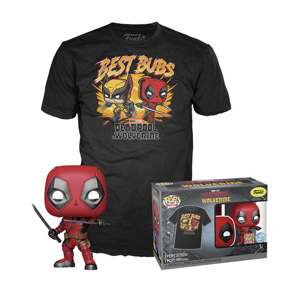 Coffret Tee-Shirt L et figurine Deadpool - Funko Pop! & Tee