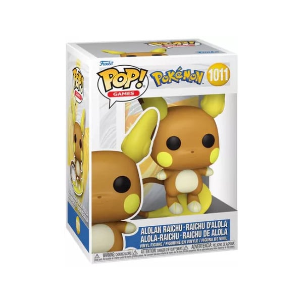 Figurine Raichu d Alola Pokémon - Funko Pop n°1011