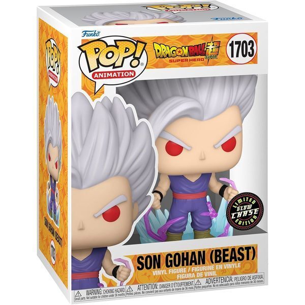 Figurine Son Gohan Beast Dragon Ball "Super Hero" - Funko Pop n°1703