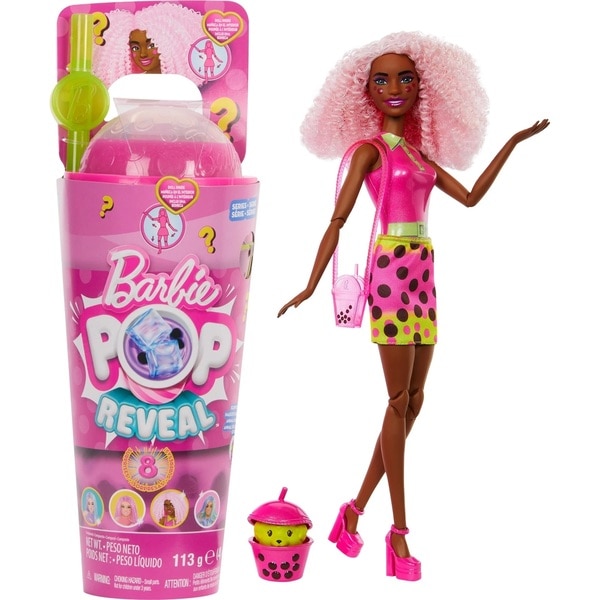 Poupée Barbie Pop Reveal Bubble Tea - Baies