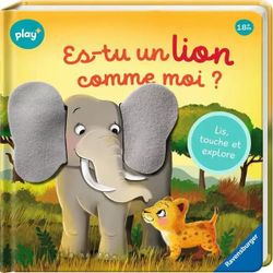 Livre sensoriel - Es-tu un lion comme moi ? - Play +