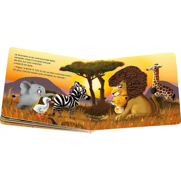 Livre sensoriel - Es-tu un lion comme moi ? - Play +