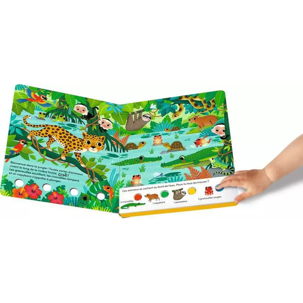 Livre Cherche et Brille : Dans la jungle - Play +