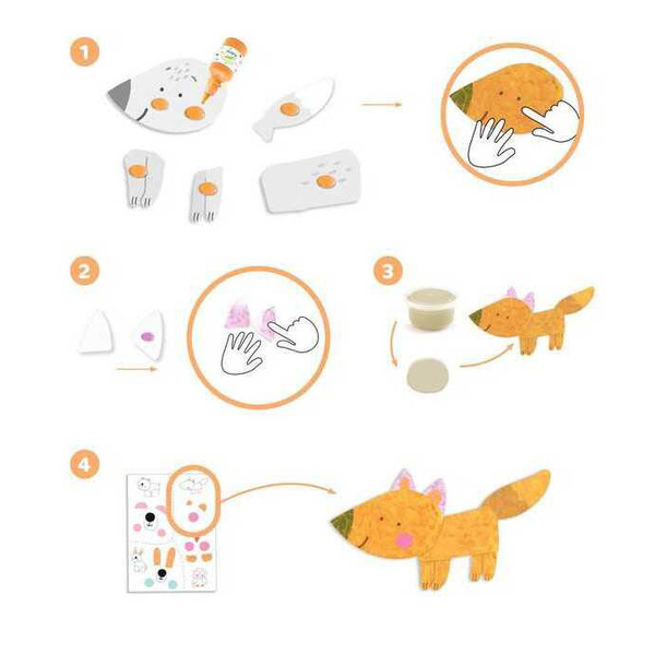 Peinture à doigts - La Patouille