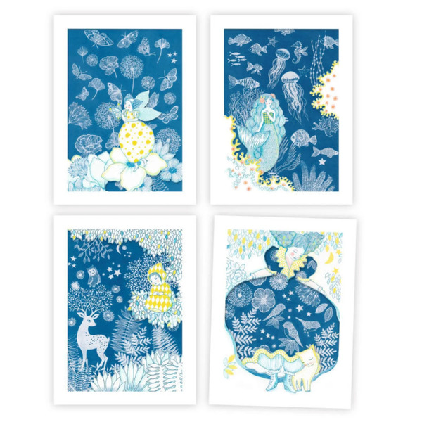 Cyanotype Au clair de la lune