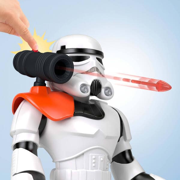 Figurine Stormtrooper 40 cm avec lance-projectile - Imaginext