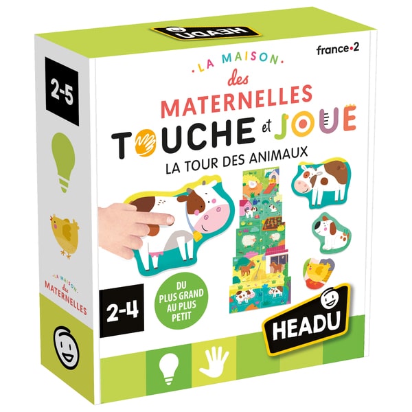 Touche et joue La Maison des Maternelles - La tour des animaux