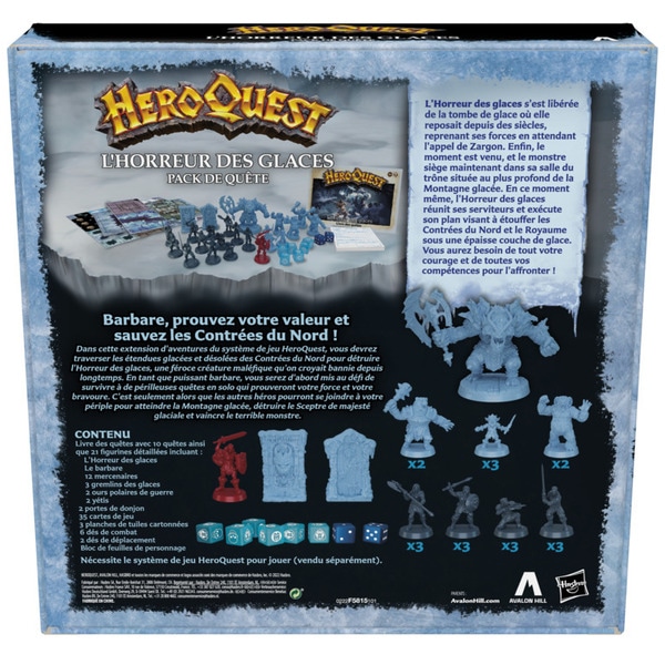 Avalon Hill HeroQuest - Extension L horreur des glaces