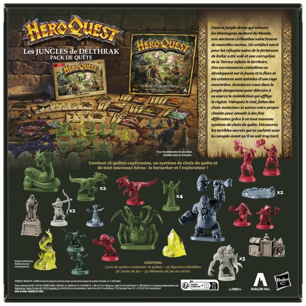 Avalon Hill HeroQuest - Extension Les jungles de Delthrak