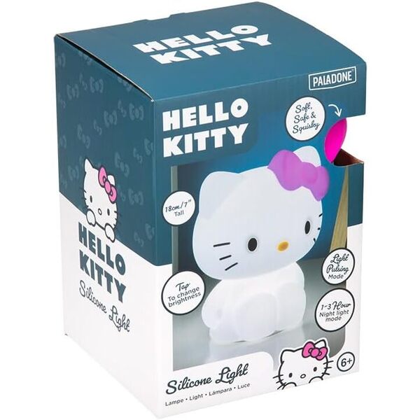 Lampe Hello Kitty assis en silicone