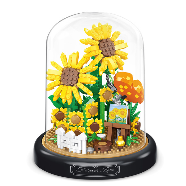 Mini jardin Tournesol - fleurs à construire - 558 pièces