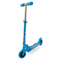Trottinette bleue alu 2 roues 120 mm