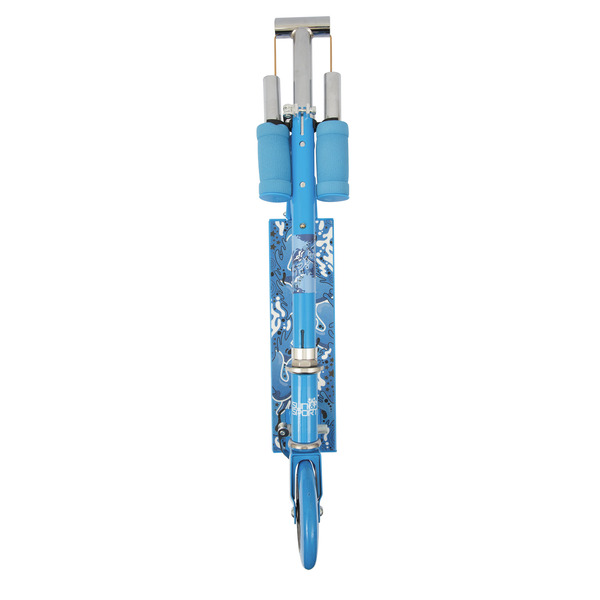 Trottinette bleue alu 2 roues 120 mm