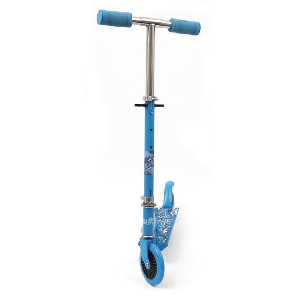 Trottinette bleue alu 2 roues 120 mm