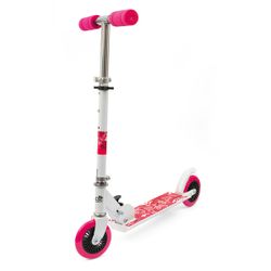 Trottinette rose alu 2 roues 120 mm