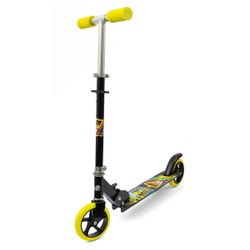 Trottinette pliable jaune 2 roues 150 mm