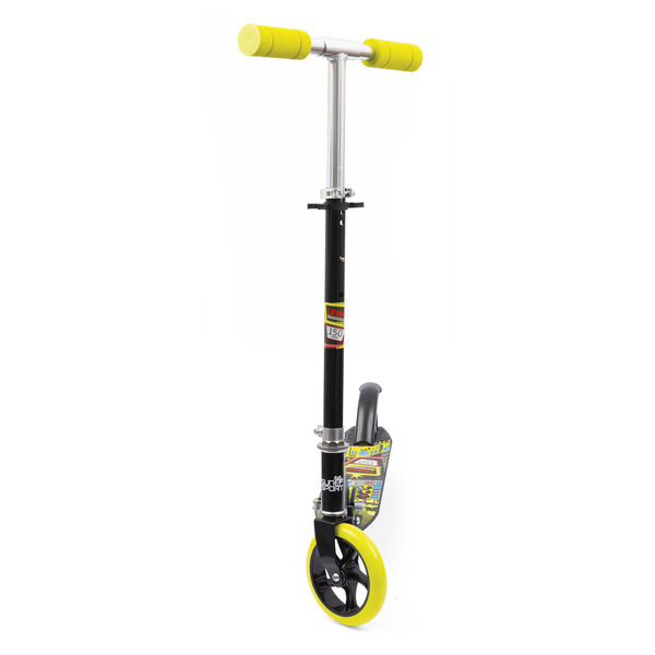 Trottinette pliable jaune 2 roues 150 mm