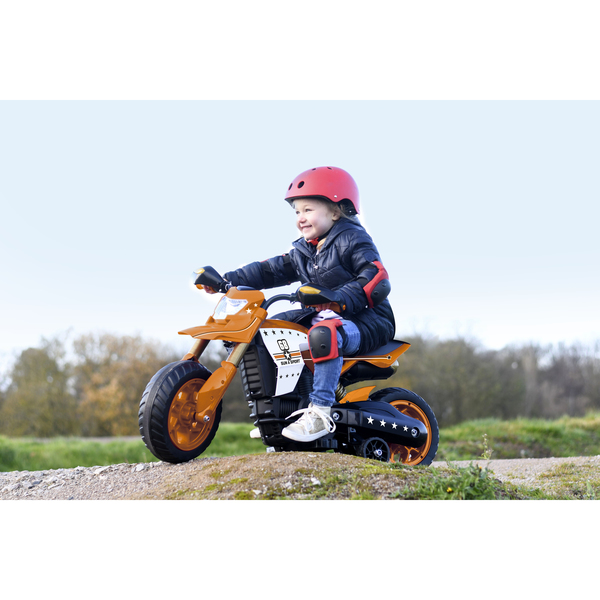 Moto électrique orange 6V