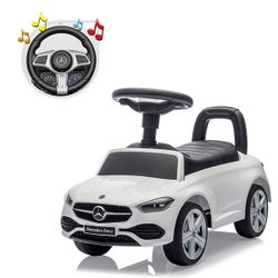 Porteur avec musique Mercedes blanche classe C