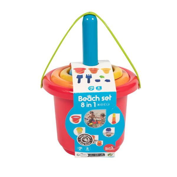 Ensemble 8 jeux de plage