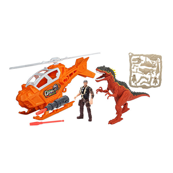 DINO VALLEY - Kit de capture de dinosaure