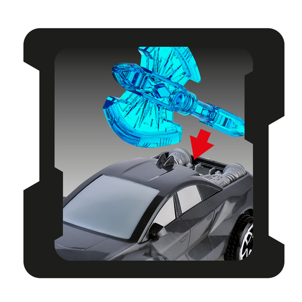 Cyber Racer : Robot transformable avec lumières et sons