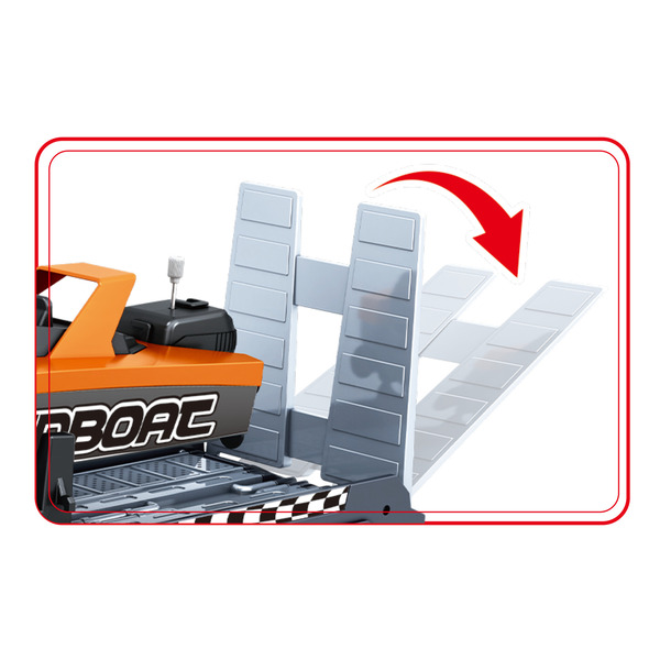 Camion transporteur de bateau