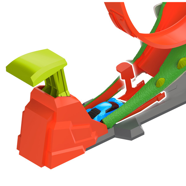 Beast Machine T-Rex Twister : Circuit de course dinosaures avec voitures