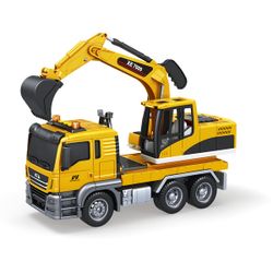 Camion excavatrice avec lumières et sons