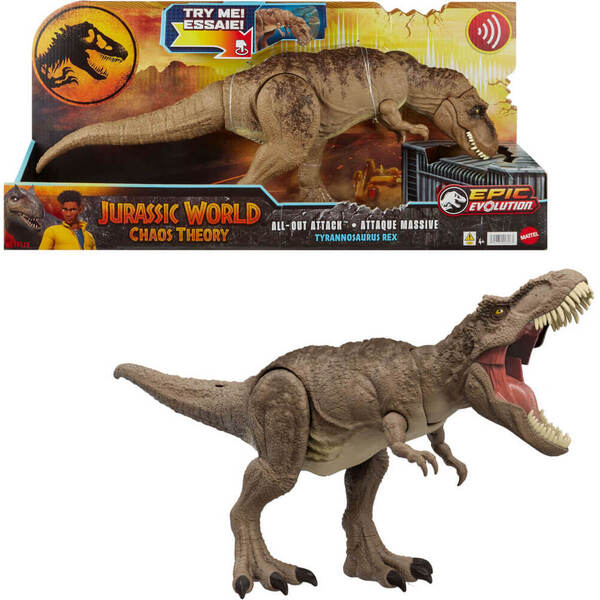 Figurine Tyrannosaure Attaque Impitoyable - Jurassic World