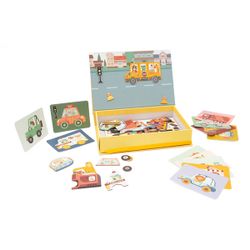 Livre magnétique avec véhicules