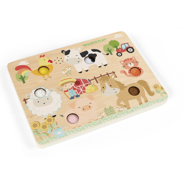 Puzzle animaux sensoriel 